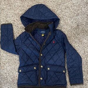 Polo by Ralph Lauren Kids Navy Quilted Puffer Jacket